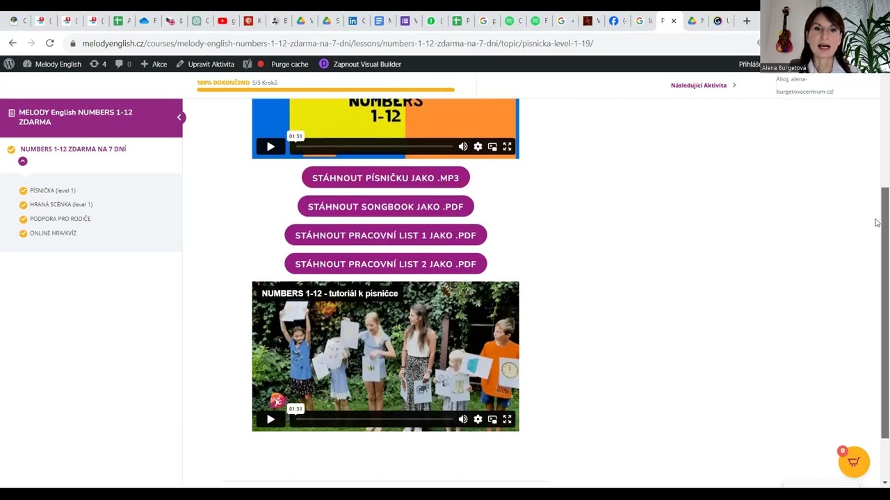 Jak pracovat s tematickým modulem MELODY English